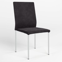 Обеденный стул Новый Стиль NIK CHROME (BOX-4) PUMA-16 (Черный) (NWS-121754)