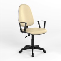 Кресло офисное поворотное Новый Стиль PRESTIGE II GTP CPT PL56 V-18 (Кремовый) (NWS-124487)