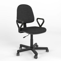 Крісло офісне поворотне Новий Стиль REGAL GTP NEW PM60 C-11 (Чорний) (NWS-124587)