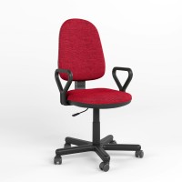 Крісло офісне поворотне Новий Стиль STANDART GTP PM60 C-2 (Червоний) (NWS-124767)