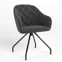 Обідній стілець Новий Стиль WESTER 4S BLACK SORO-95 (Темно-сірий) (NWS-122997)
