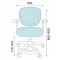 Крісло комп'ютерне дитяче з підставкою для ніг Perfect Home PERFECT KIDS Зелений (PFH-092119)
