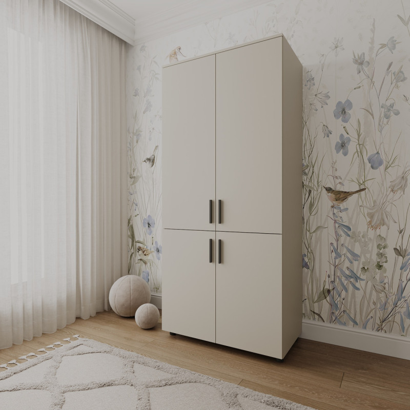Шафа для одягу Doros Торн Кашемір 2 ДСП (полиці) 90х51.6х200 (DRS-012026)