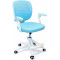 Крісло обертове дитяче з підставкою для ніг PERFECT KIDS BLUE Perfect Home Блакитний (PFH-092116)