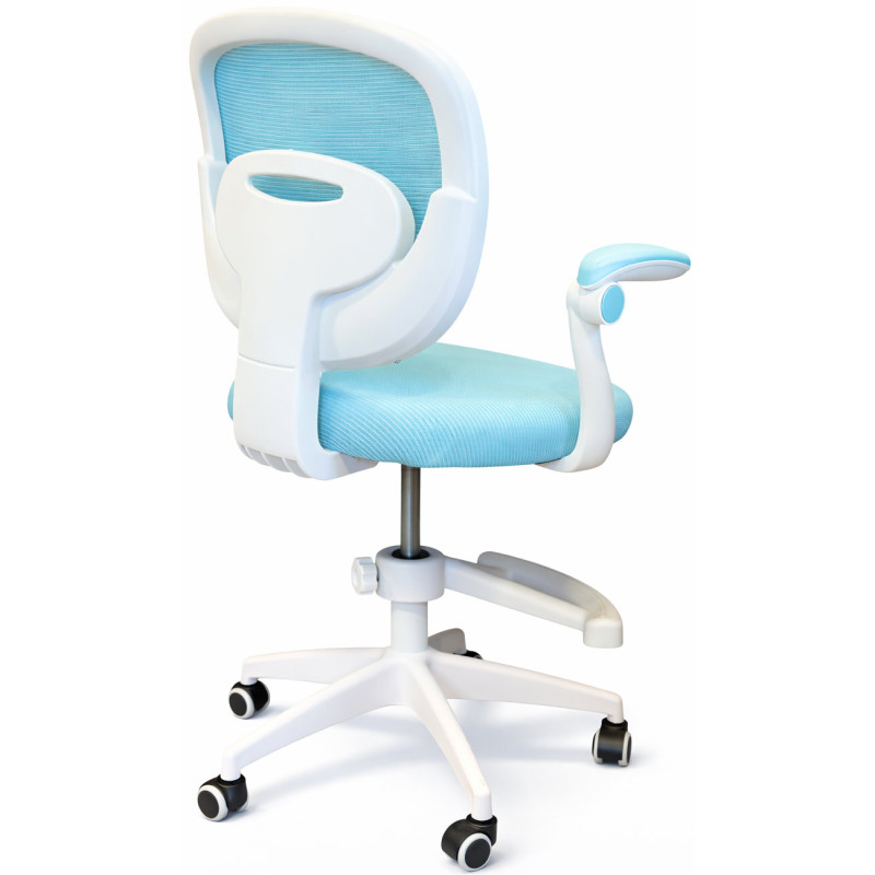 Крісло обертове дитяче з підставкою для ніг PERFECT KIDS BLUE Perfect Home Блакитний (PFH-092116)