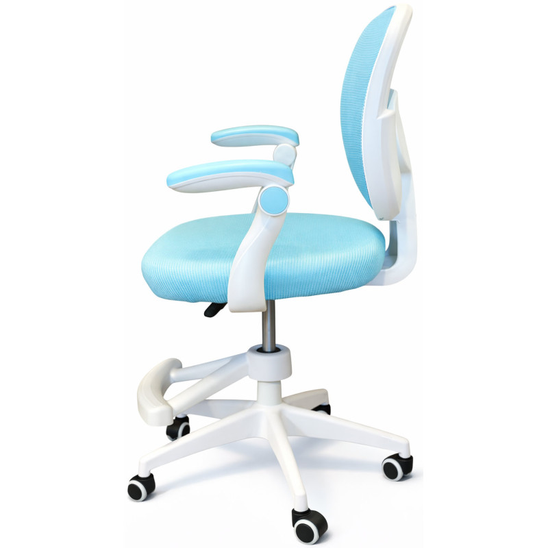 Крісло обертове дитяче з підставкою для ніг PERFECT KIDS BLUE Perfect Home Блакитний (PFH-092116)