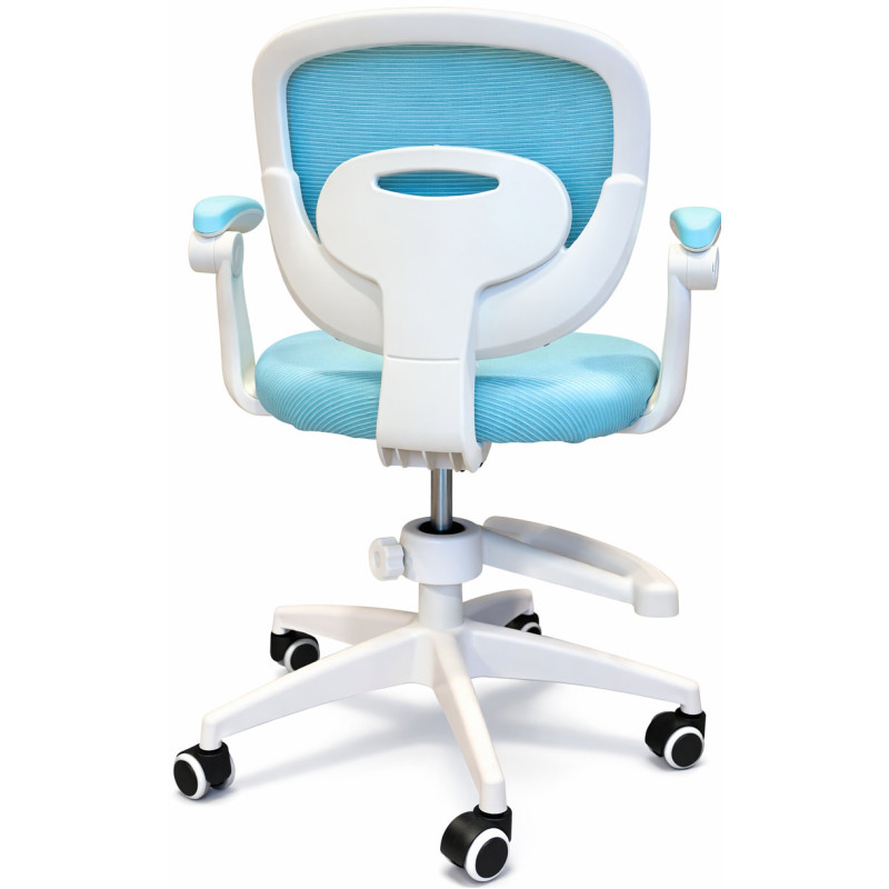Крісло обертове дитяче з підставкою для ніг PERFECT KIDS BLUE Perfect Home Блакитний (PFH-092116)