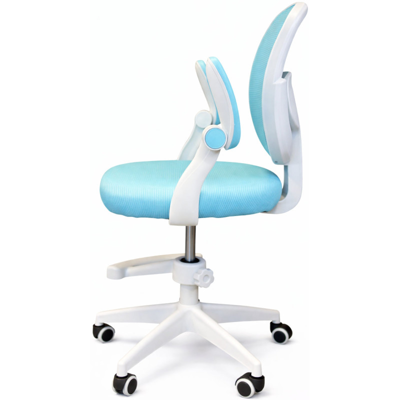 Крісло обертове дитяче з підставкою для ніг PERFECT KIDS BLUE Perfect Home Блакитний (PFH-092116)