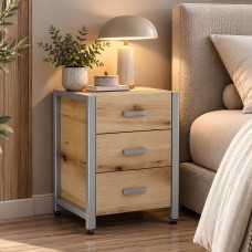Тумба універсальна Ferrum-decor Вів'єн 3 50x41x40 сірий ДСП Дуб Евок Прибережний 16 мм (FRD-107754)