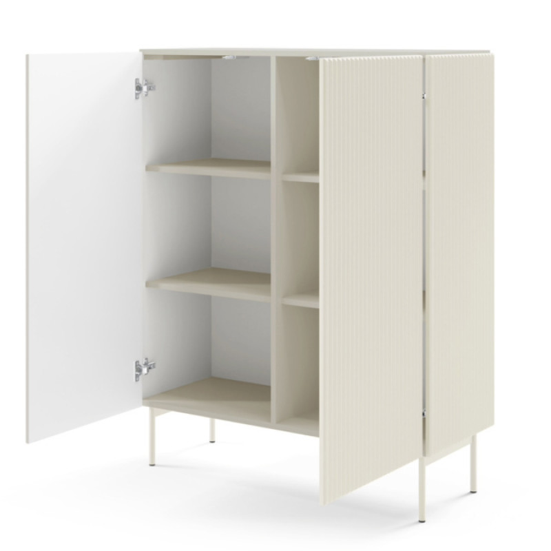 Комод високий Perfect Home Muti 2D/98 123x98,6x39,8 Кашемір (PFH-091386)