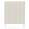 Комод високий Perfect Home Muti 2D/98 123x98,6x39,8 Кашемір (PFH-091386)
