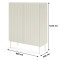 Комод високий Perfect Home Muti 2D/98 123x98,6x39,8 Кашемір (PFH-091386)