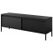 Тумба під телевізор Perfect Home Senso 2D/153 153,5х53,4х39,5 Чорний (PFH-091137)