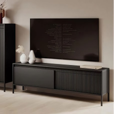 Тумба під телевізор Perfect Home Senso 2D/153 153,5х53,4х39,5 Чорний (PFH-091137)