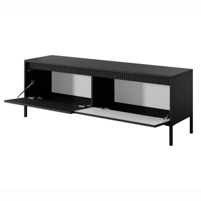 Тумба під телевізор Perfect Home Senso 2D/153 153,5х53,4х39,5 Чорний (PFH-091137)