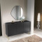 Комод Perfect Home Harmony K144 144х83х37 Чорний/Чорний мармур роял (PFH-091184)