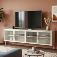 Тумба під телевізор Perfect Home Lumi 4D/181 181,3х82,6х39,3 Кашемір (PFH-091389)