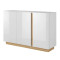 Комод Perfect Home Marco 3D/138 138,2x90,5x40 Білий/Білий глянець/ Дуб грандсон (PFH-091033)