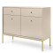 Комод Perfect Home Mono MKSZ104 2D2S 103,5x83,2x39 Беж пісочний (золоті ніжки) (PFH-091205)
