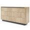Комод з телескопічними напрямними Perfect Home Torro 6S/163 163,2x82,9x38,1 Дуб кремона/Чорний (PFH-091416)