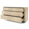 Комод з телескопічними напрямними Perfect Home Torro 6S/163 163,2x82,9x38,1 Дуб кремона/Чорний (PFH-091416)