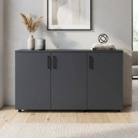 Комод Doros Торн Антрацит 3 ДСП 135х51.6х80 (DRS-012097)