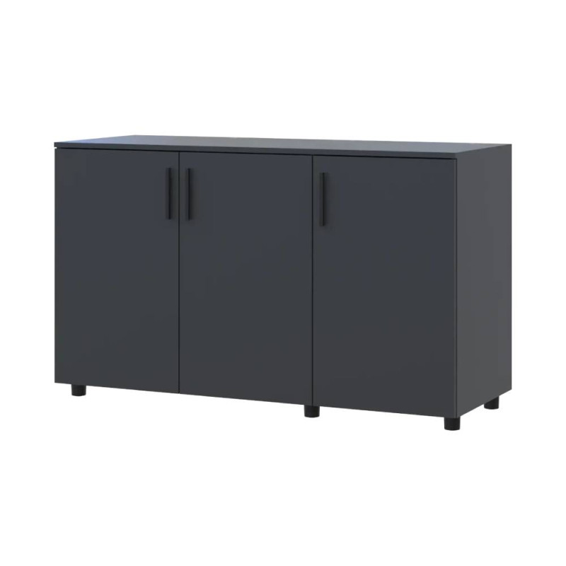 Комод Doros Торн Антрацит 3 ДСП 135х51.6х80 (DRS-012097)