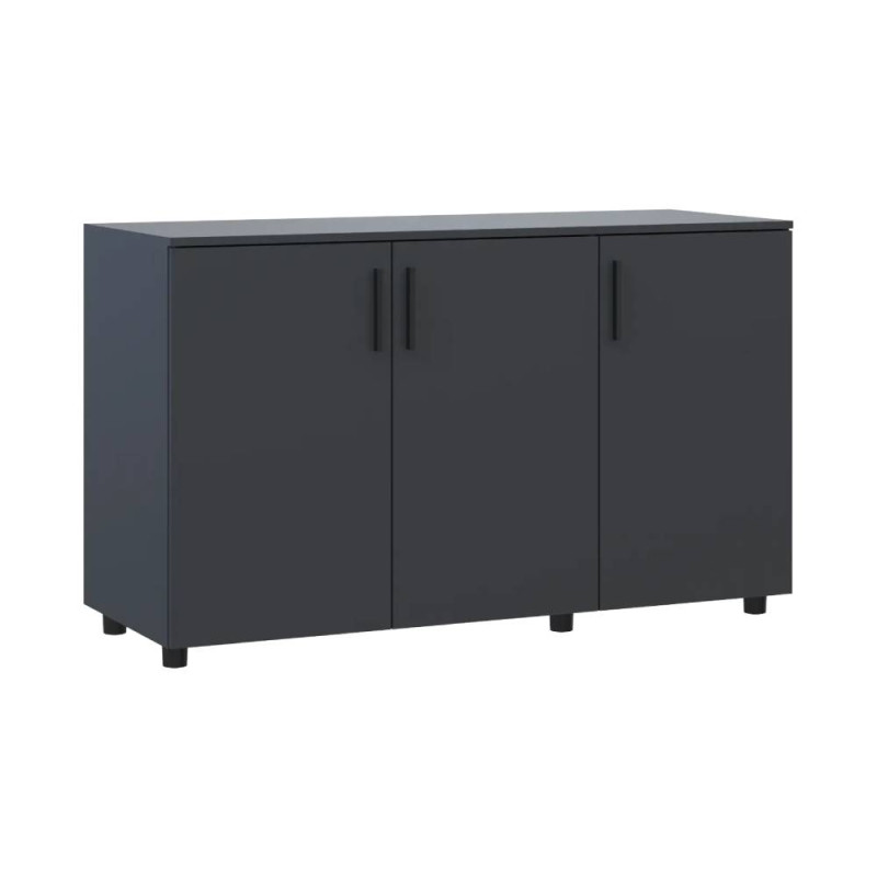 Комод Doros Торн Антрацит 3 ДСП 135х51.6х80 (DRS-012097)