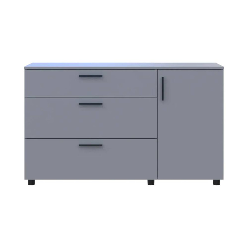 Комод Doros Торн Сірий 3Ш/1Д 135х51.6х80 (DRS-012107)