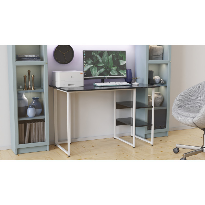 Письменный стол Ferrum-decor Кевин 75x100x70 белый ДСП Сосна Кембра 16мм (FRD-101272)