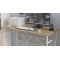 Письменный стол Ferrum-decor Раян 75x100x60 белый ДСП Дуб Сонома 16мм (FRD-101122)