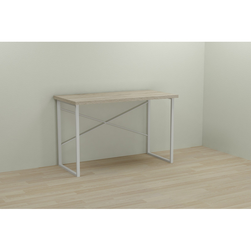 Письменный стол Ferrum-decor Дейв 76x100x60 белый ДСП Дуб Сонома 32мм (FRD-102142)