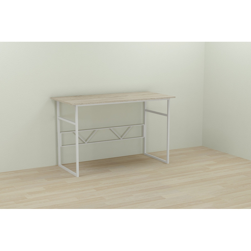 Письменный стол Ferrum-decor Раян 75x100x60 белый ДСП Дуб Сонома 16мм (FRD-101122)