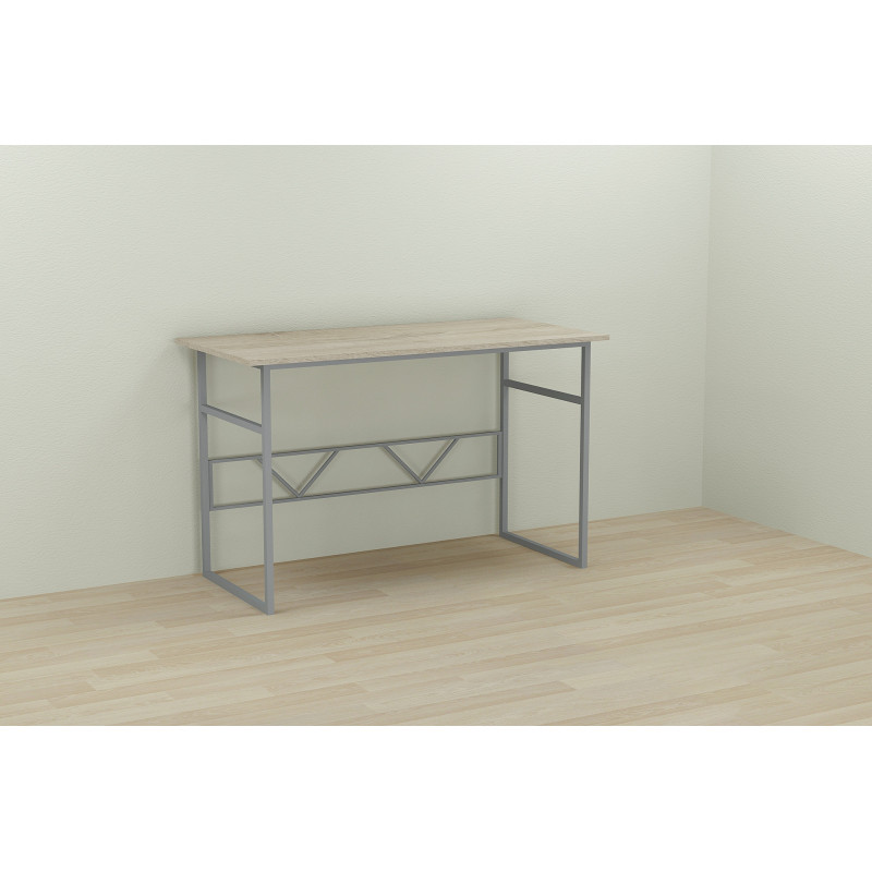 Письменный стол Ferrum-decor Раян 75x100x60 серый ДСП Дуб Сонома 16мм (FRD-101592)
