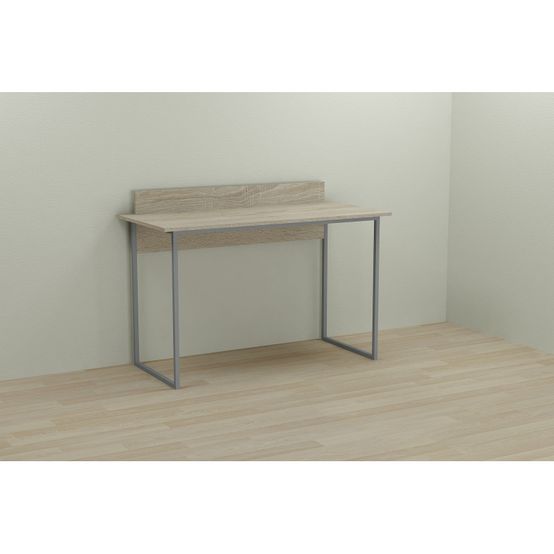Письменный стол Ferrum-decor Скай 75x100x60 серый ДСП Дуб Сонома 16мм (FRD-101532)
