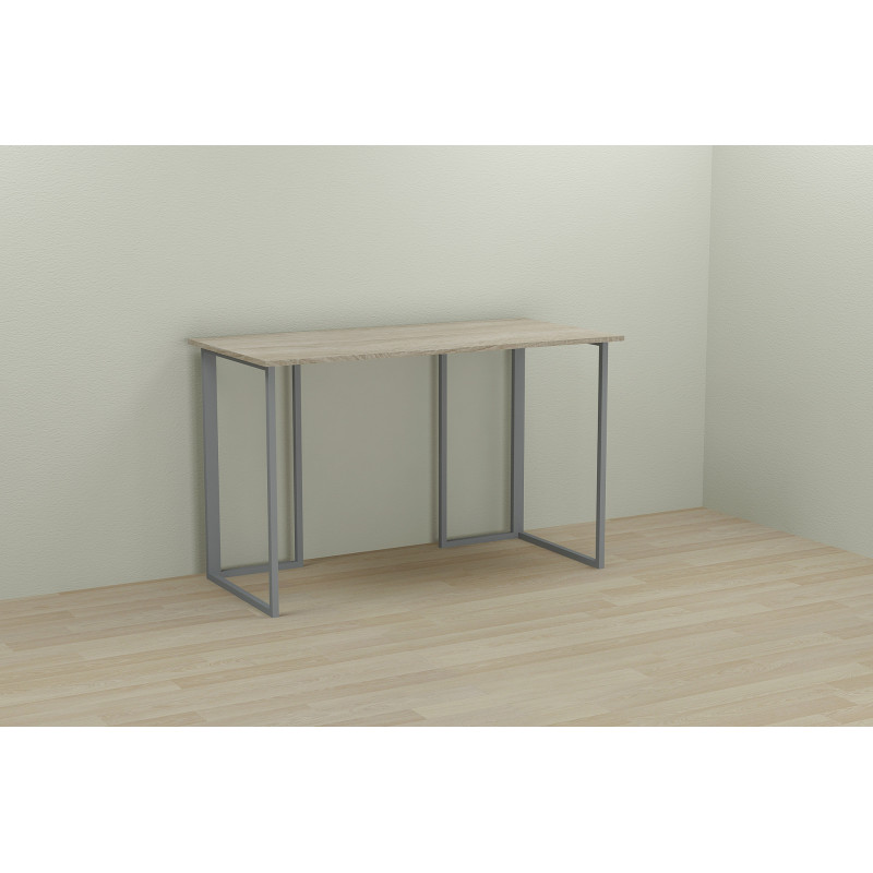 Письмовий стіл Ferrum-decor Ханна 75x120x60 сірий ДСП Дуб Сонома 16мм (FRD-101402)