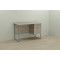 Письменный стол Ferrum-decor Гарри 75x120x60 серый ДСП Дуб Сонома 16мм (FRD-101452)