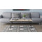 Стіл трансформер журнальний Dandi Small Ferrum-decor 45x120 160)x60 Чорний метал ДСП Дуб Сан-Марино 16 мм (FRD-106790)