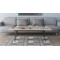 Стіл трансформер журнальний Dandi Small Ferrum-decor 45x120 160)x60 Чорний метал ДСП Дуб Сан-Марино 16 мм (FRD-106790)