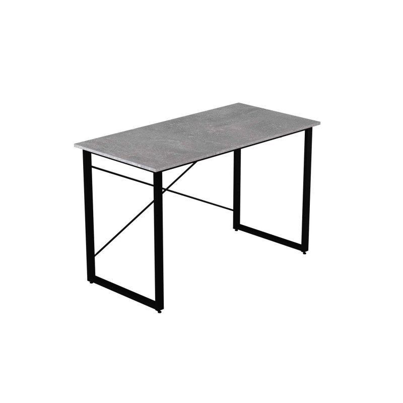 Стіл письмовий Дейв Ferrum-decor 750x1200x600 Чорний метал ДСП Бетон 16 мм (FRD-106440)