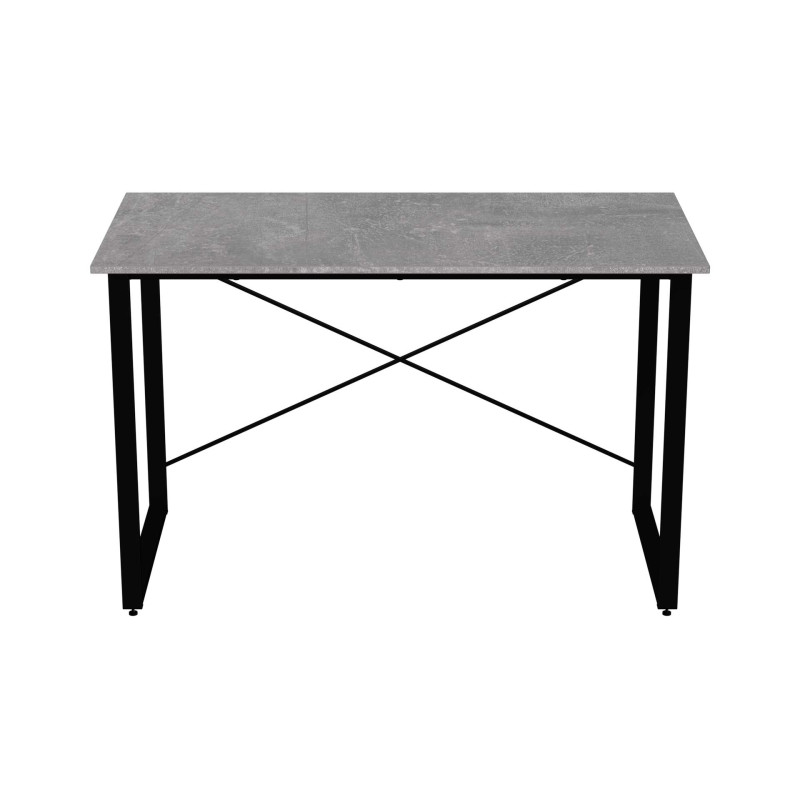 Стіл письмовий Дейв Ferrum-decor 750x1200x600 Чорний метал ДСП Бетон 16 мм (FRD-106440)