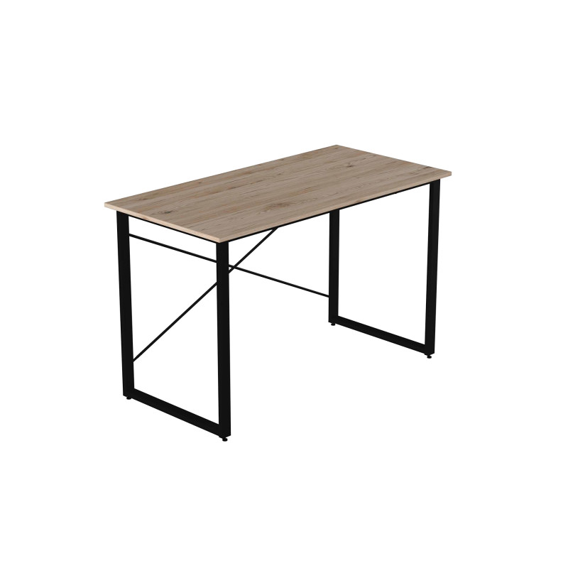 Стіл письмовий Дейв Ferrum-decor 750x1000x600 Чорний метал ДСП Дуб Сан-Марино 32 мм (FRD-106470)