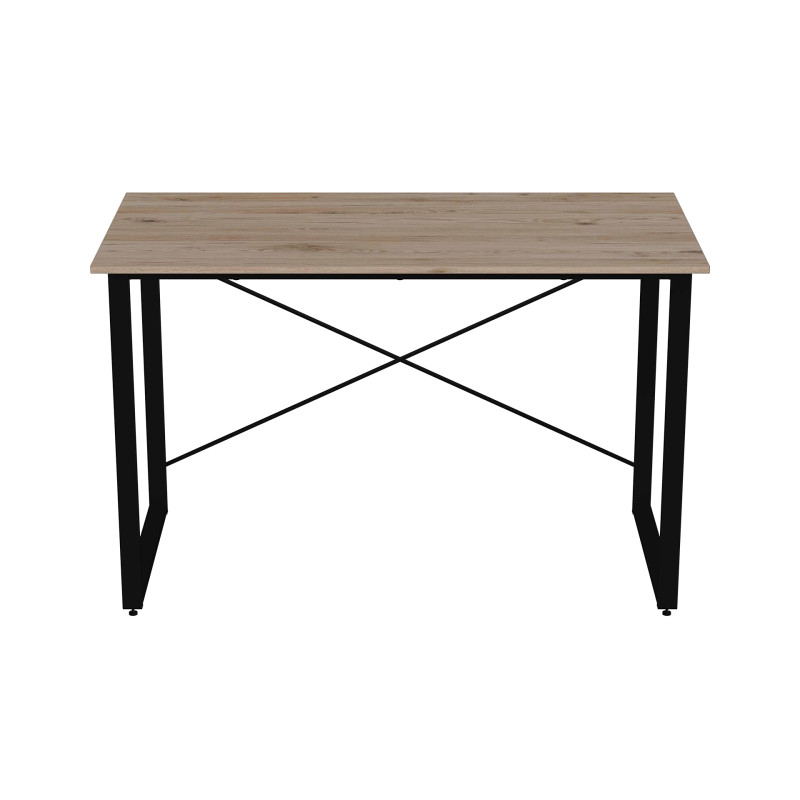 Стіл письмовий Дейв Ferrum-decor 750x1000x600 Чорний метал ДСП Дуб Сан-Марино 32 мм (FRD-106470)