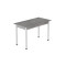 Стол кухонный Ferrum-decor Бенита 75x120x80 Белый ДСП Бетон 16мм (FRD-105570)