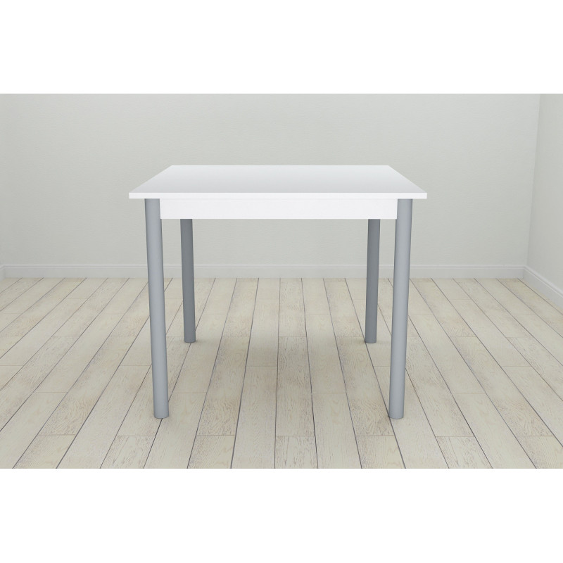 Стол кухонный Ferrum-decor Агата 75x90x90 Серый ДСП Белое 16мм (FRD-106260)
