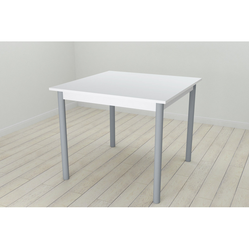 Стол кухонный Ferrum-decor Агата 75x90x90 Серый ДСП Белое 16мм (FRD-106260)