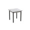 Стол кухонный Ferrum-decor Агата 75x80x80 Черный ДСП Бетон 16мм (FRD-105560)