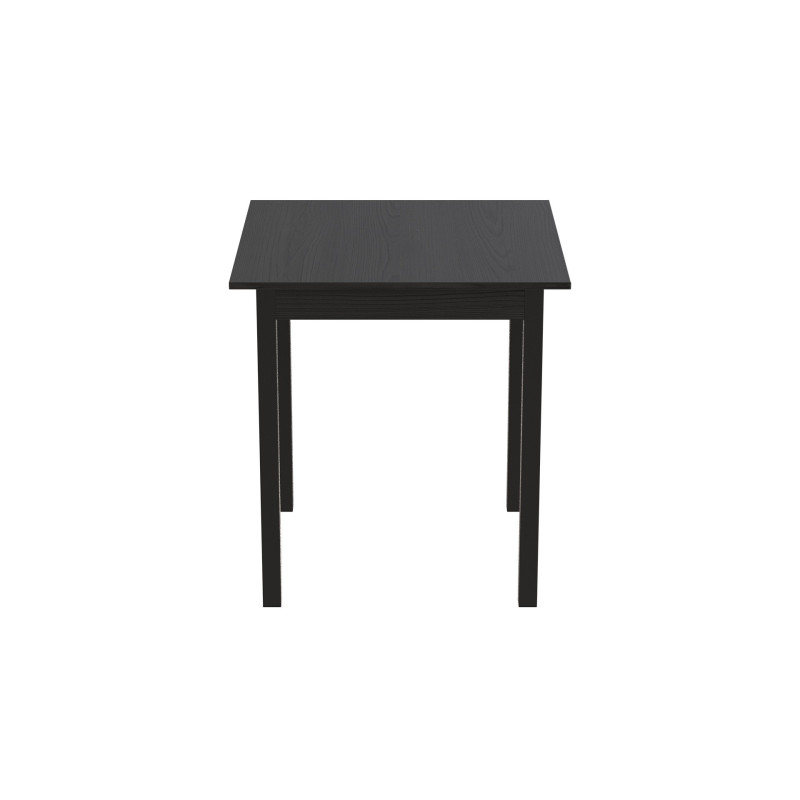 Стіл кухонний Ferrum-decor Агата 75x80x80 Чорний ДСП Сосна Кембра 16мм (FRD-105680)