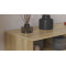 Тумба під телевізор Кентук Ferrum-decor 45x139x38 Чорний метал ДСП Дуб Сонома 16 мм (FRD-106730)