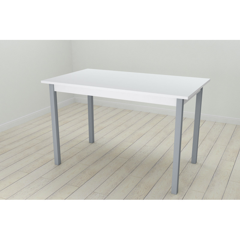 Стол кухонный Ferrum-decor Марио 75x120x60 Серый ДСП Белое 16мм (FRD-106200)